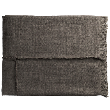 de Le Cuona | Warrior Cloth Panelled Throw with Fringe & Cord – Lair