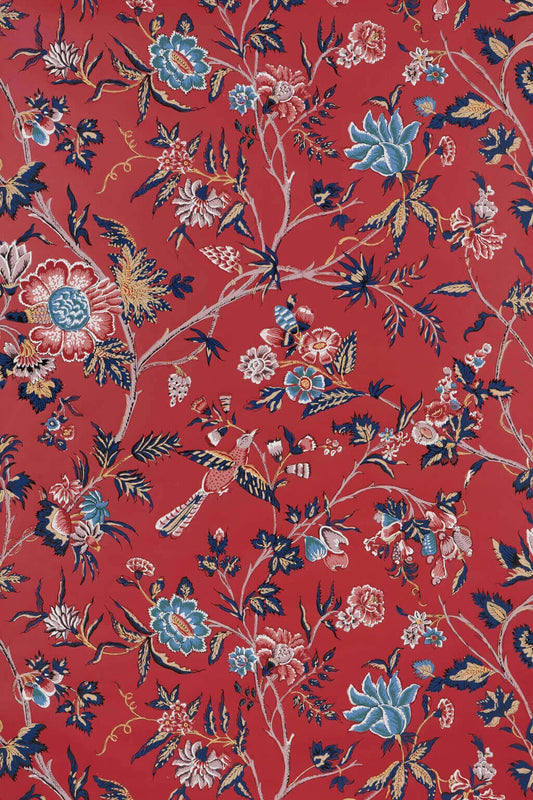 Pierre Frey L'arbre Indien - Rouge