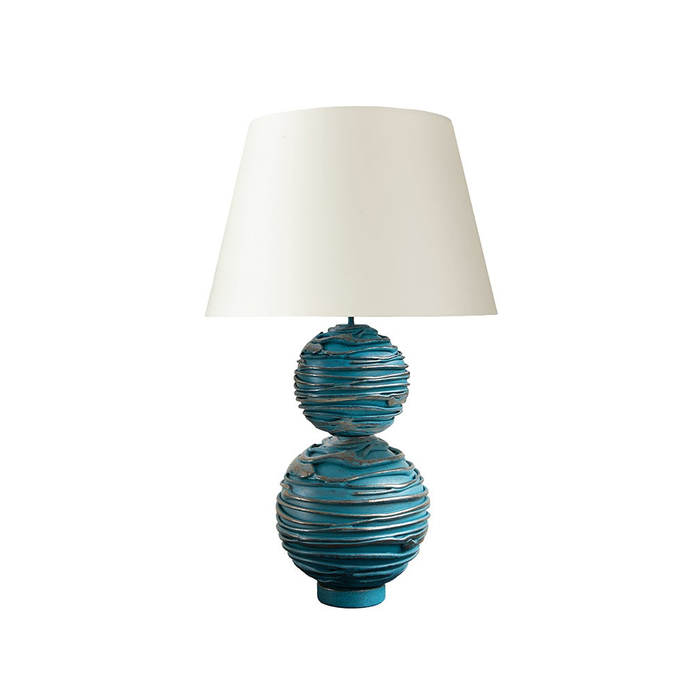 William Yeoward Elvaston Table Lamp - Dark Lagoon