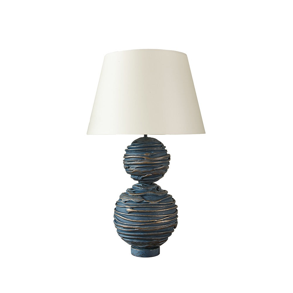 William Yeoward Elvaston Table Lamp - Willie's Blue