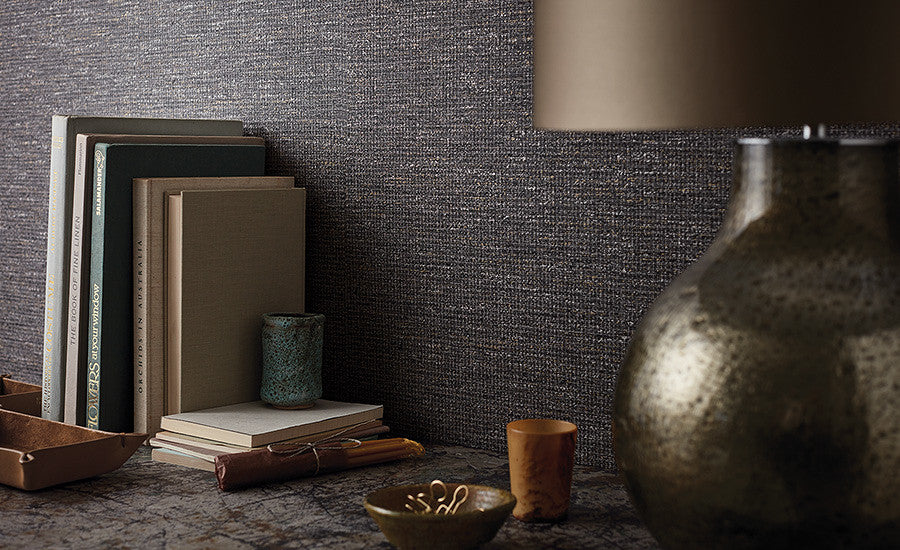 Pierre Frey Romo | Dufrene Wallcovering – Antique Bronze — scenography