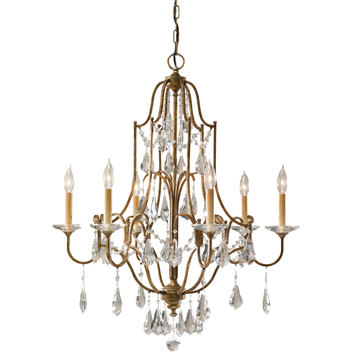 Valentina Medium Chandelier - Oxidized Bronze