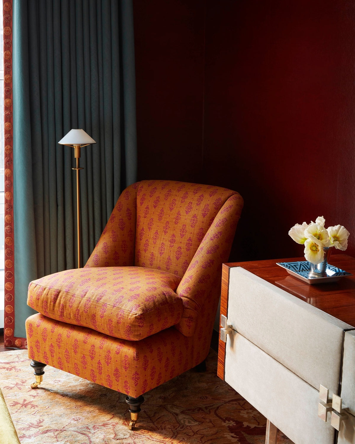 Samuel and Sons Astra Embroidered Border — scenography