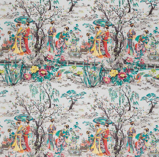Osborne & Little | Japanese Garden fabric - F7015-02