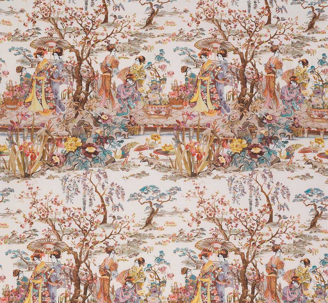 Osborne & Little | Japanese Garden fabric - F7015-03