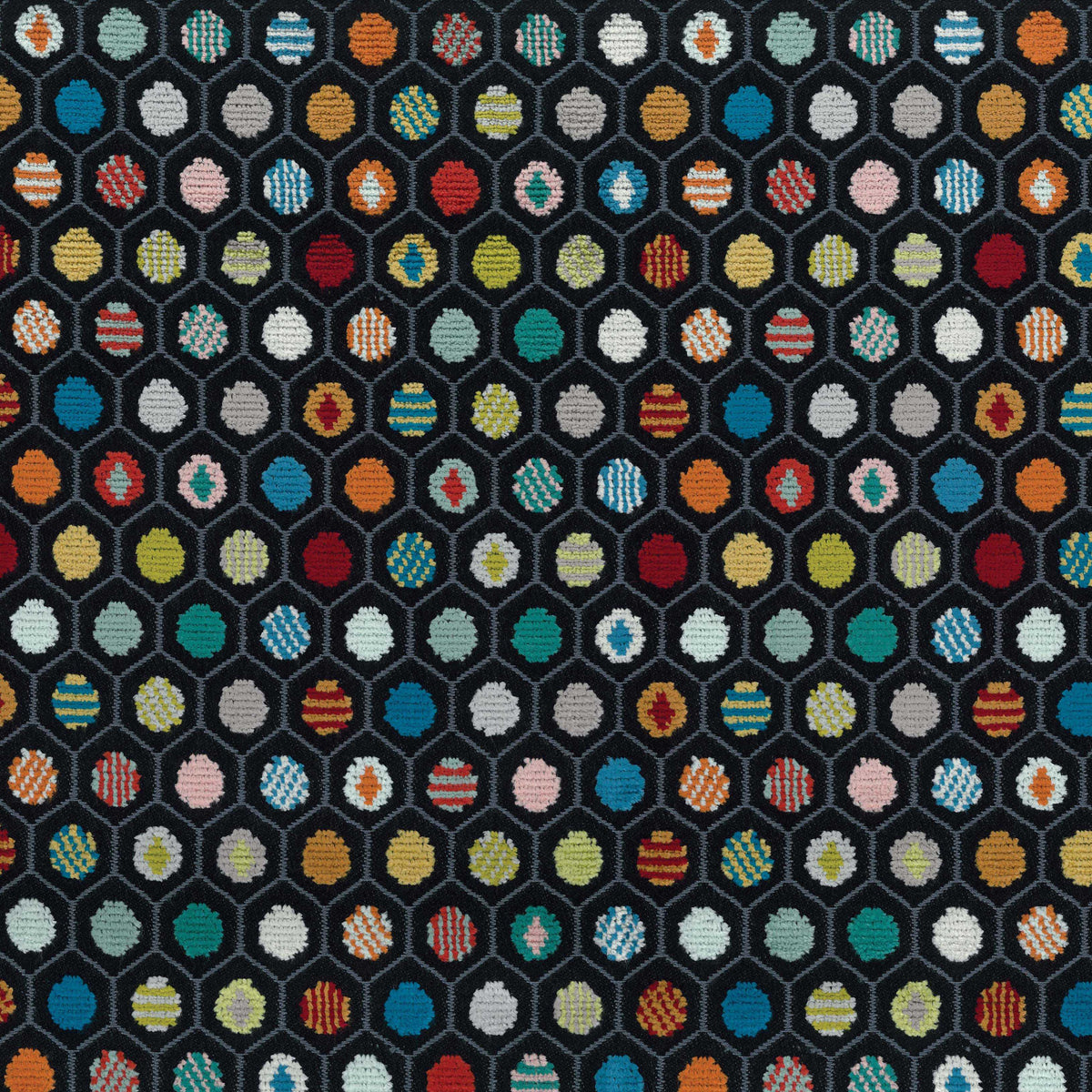 Osborne & Little | Pelangi Velvet fabric - F7423-02