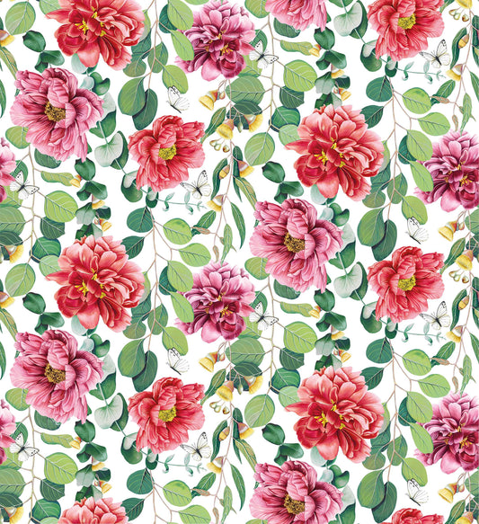 Osborne & Little | Peonia fabric - F7660-01