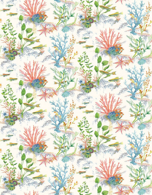Osborne & Little | Coralline fabric - F7663-01