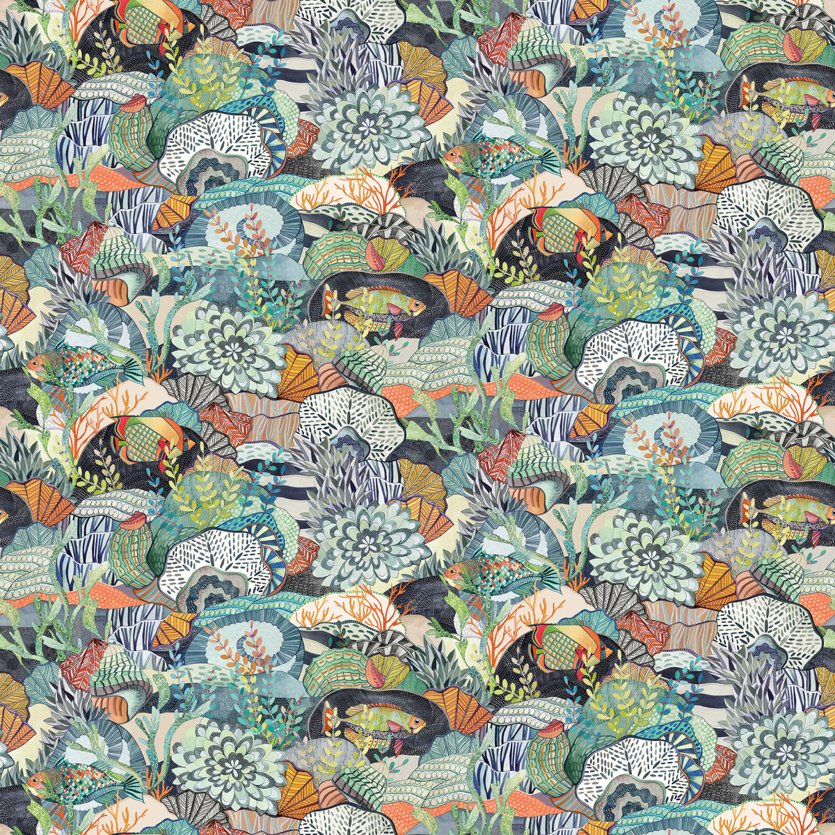 Osborne & Little | Maritima fabric - F7665-02