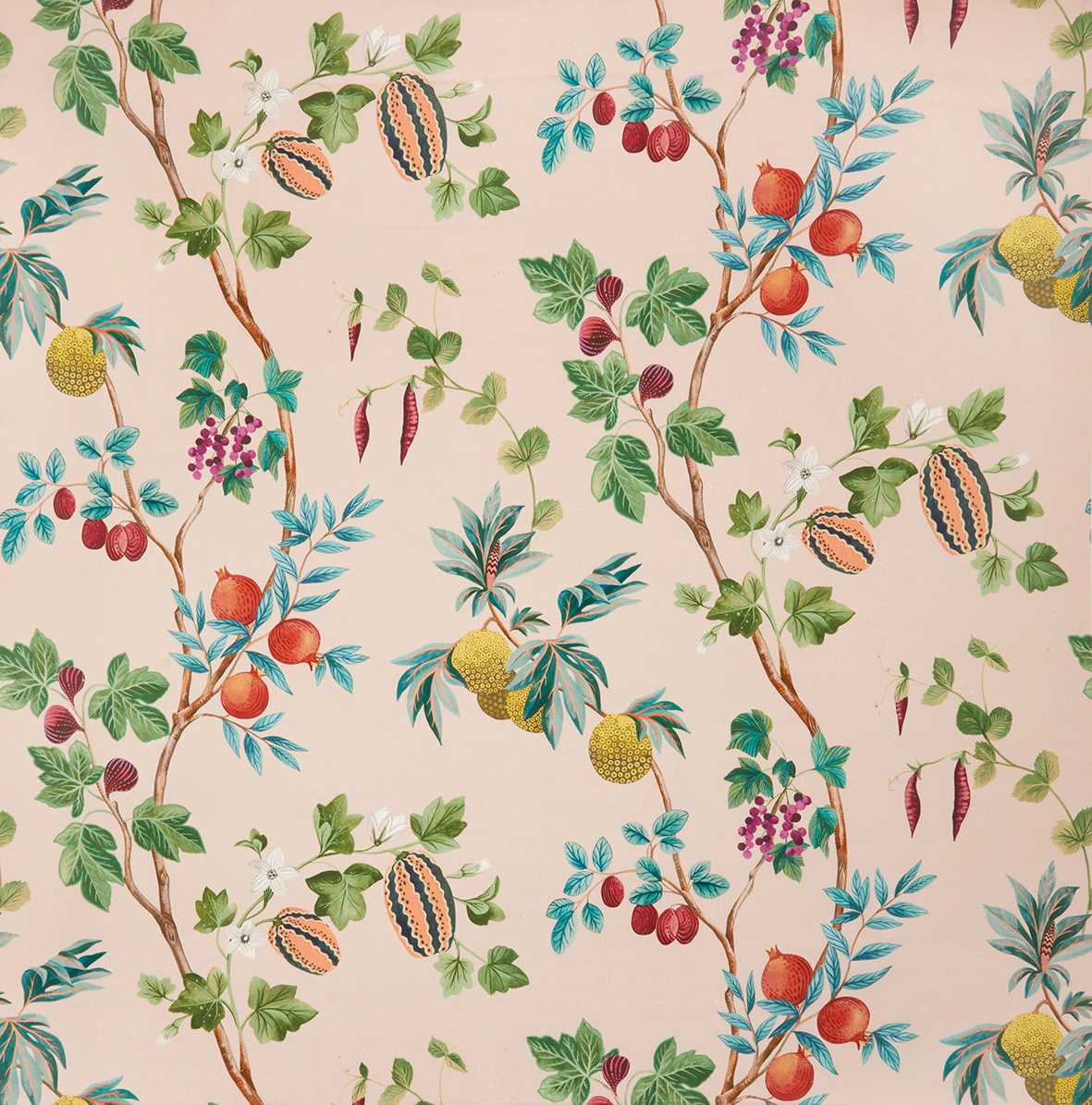 Osborne & Little | Orchard Linen fabric - F7673-04