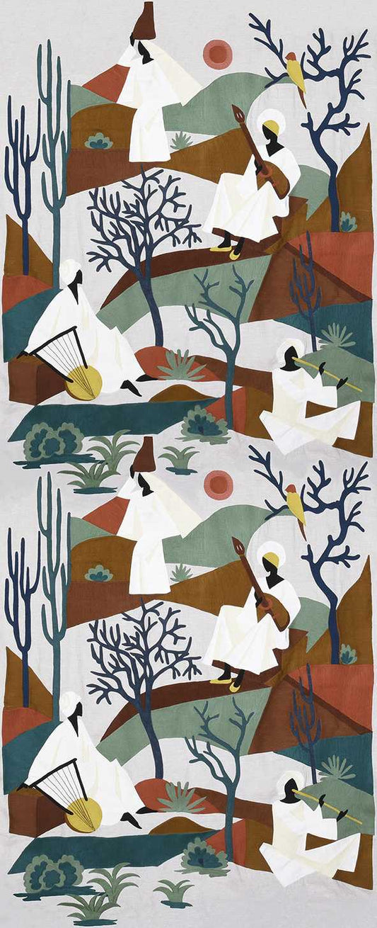 Osborne & Little | Symphonia fabric - F7835-01
