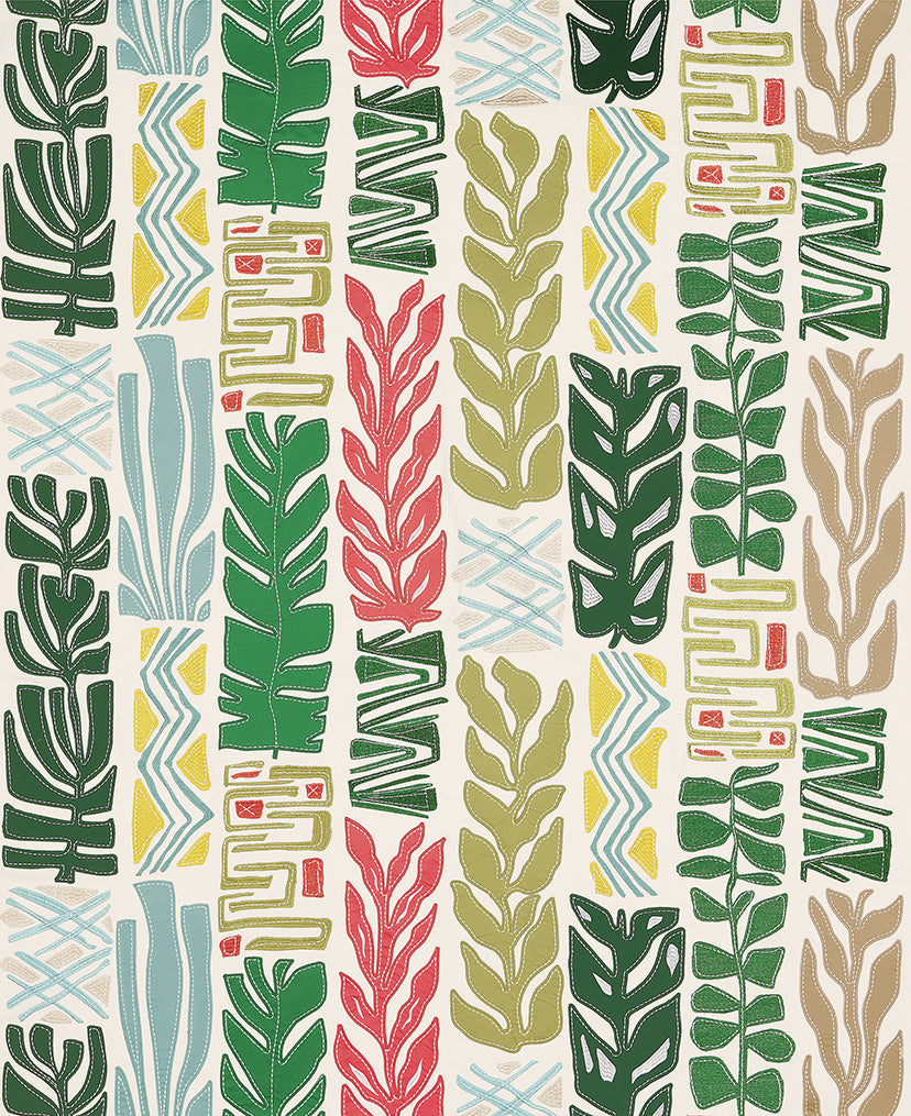 Osborne & Little | Totem fabric - Leaf