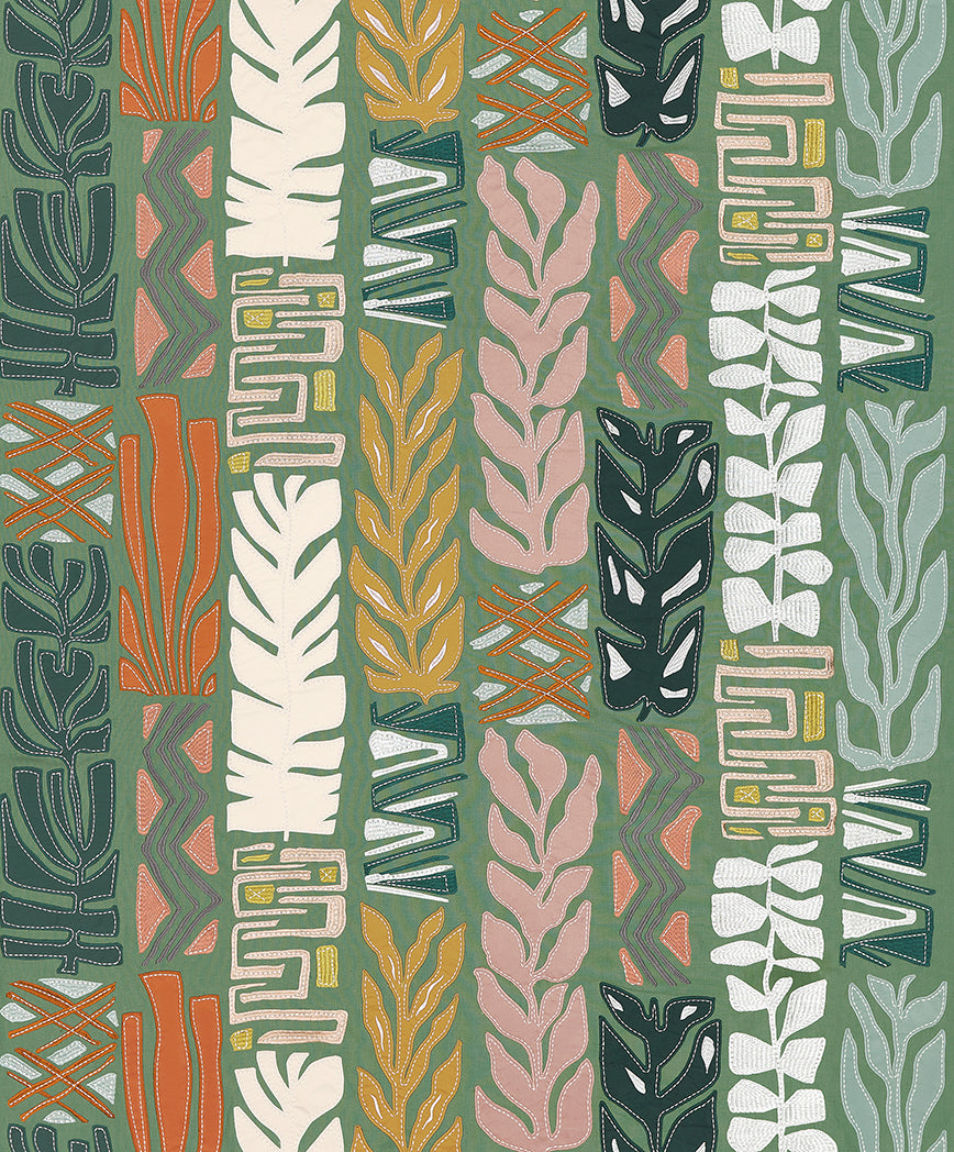 Osborne & Little | Totem fabric - Celadon