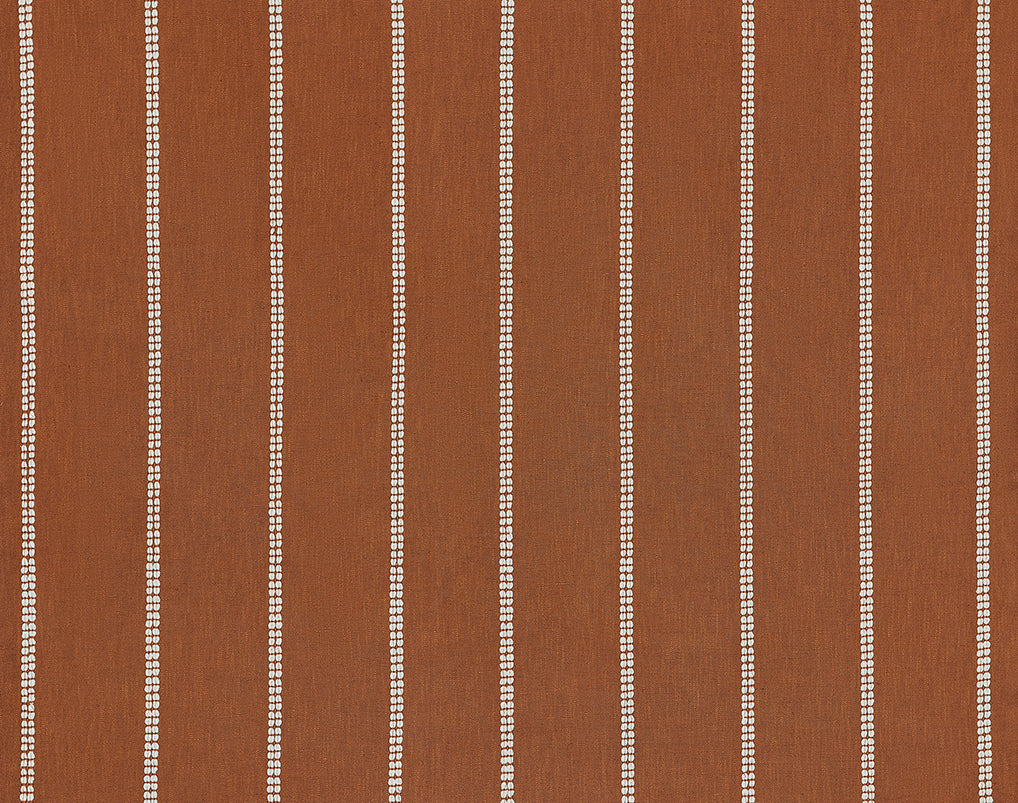 Osborne & Little | Taos Stripe fabric - Terracotta