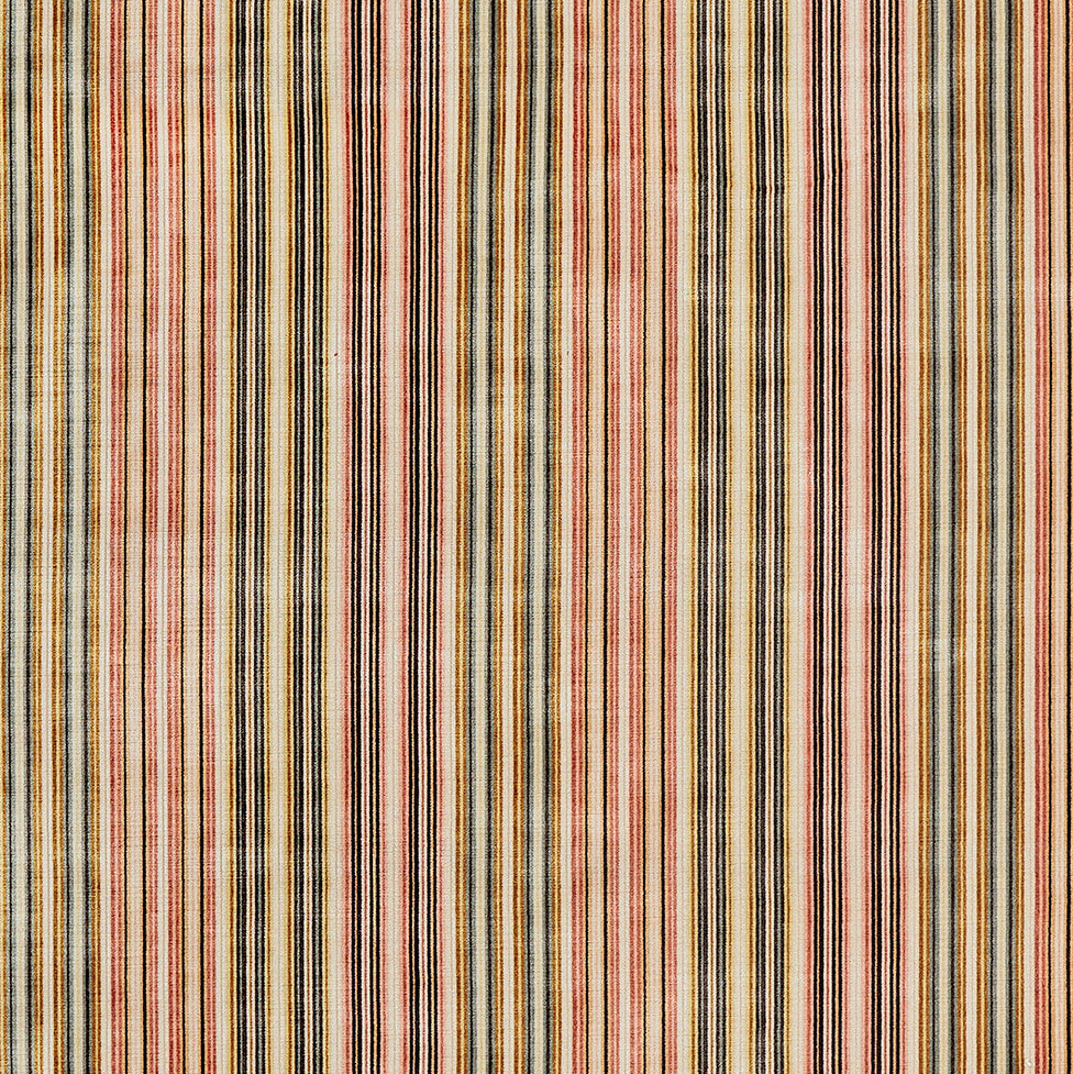 Osborne & Little | Molina fabric - Gold / Coral