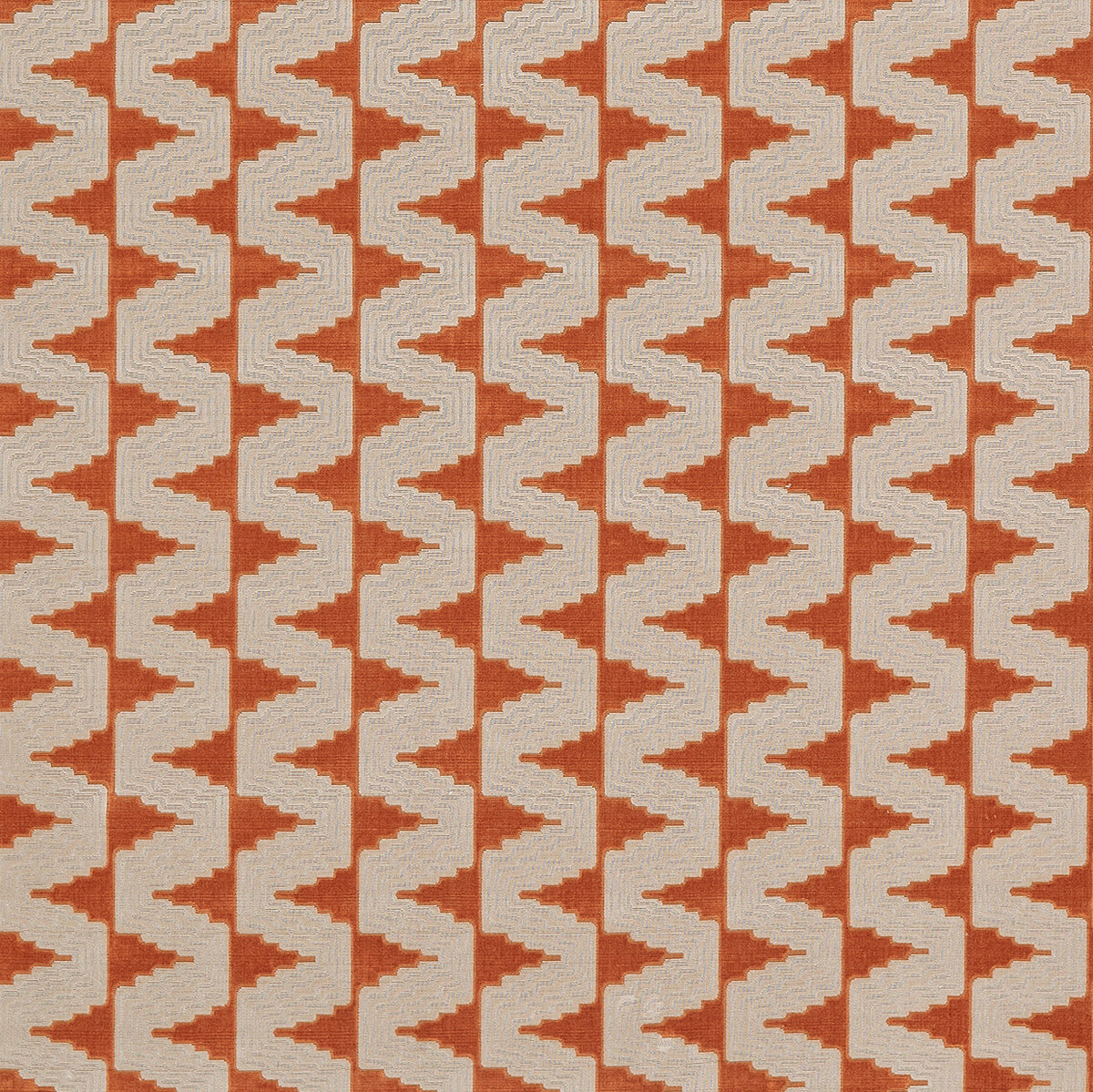 Osborne & Little | Cavalli fabric - Marmalade / Ecru