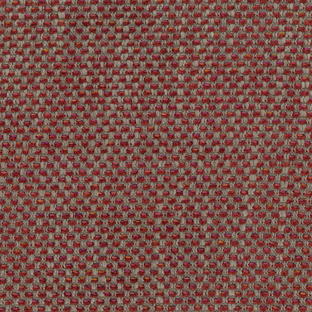 Osborne & Little | Chorus fabric - Carmine / Taupe