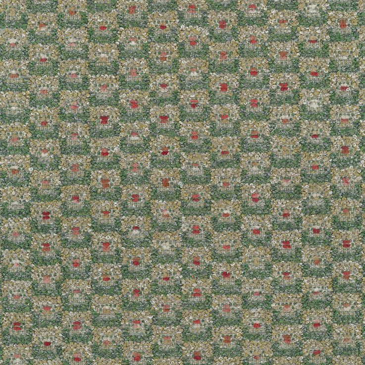 Osborne & Little | Amoroso fabric - Leaf / Coral