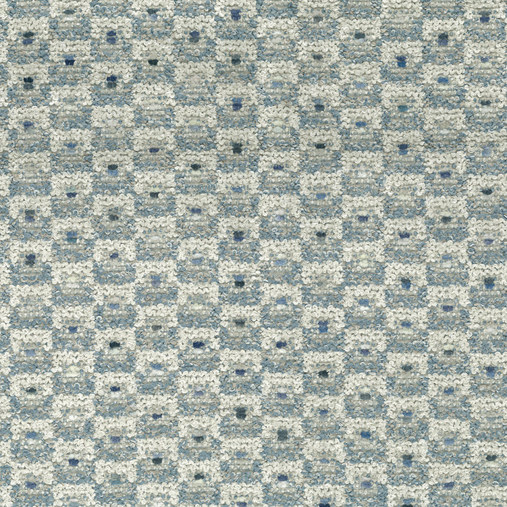 Osborne & Little | Amoroso fabric - Denim / Ivory