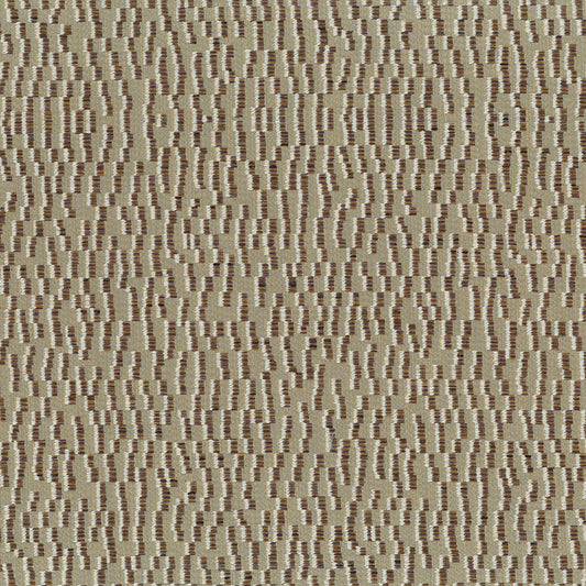 Osborne & Little | Tempo fabric - Oatmeal / Walnut