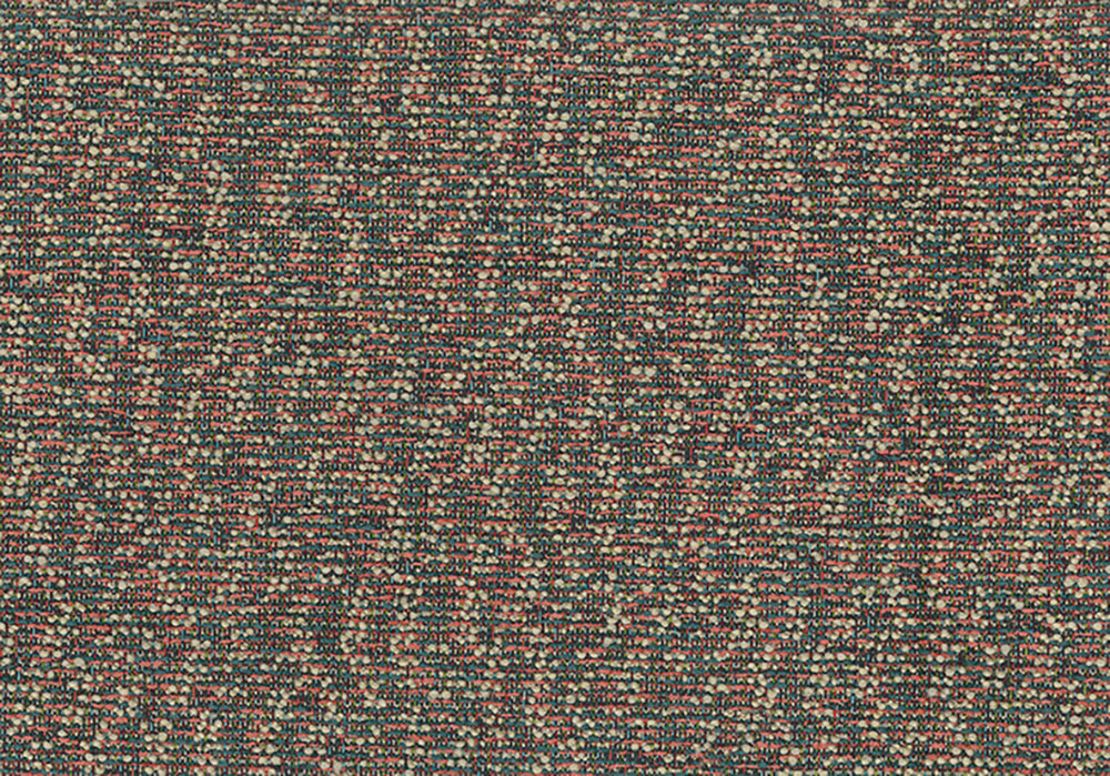 Osborne & Little | Vivace fabric - Coral / Teal