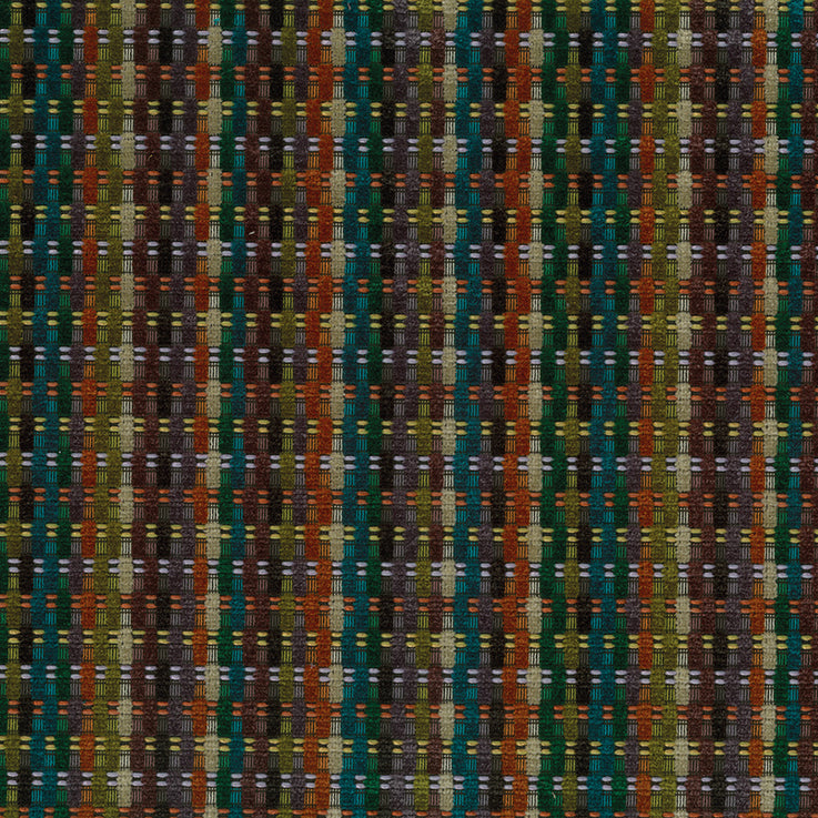 Osborne & Little | Delina fabric - Terracotta / Blackcurrant