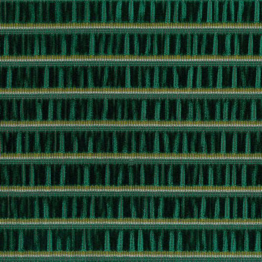 Osborne & Little | Celesta Stripe fabric - Emerald