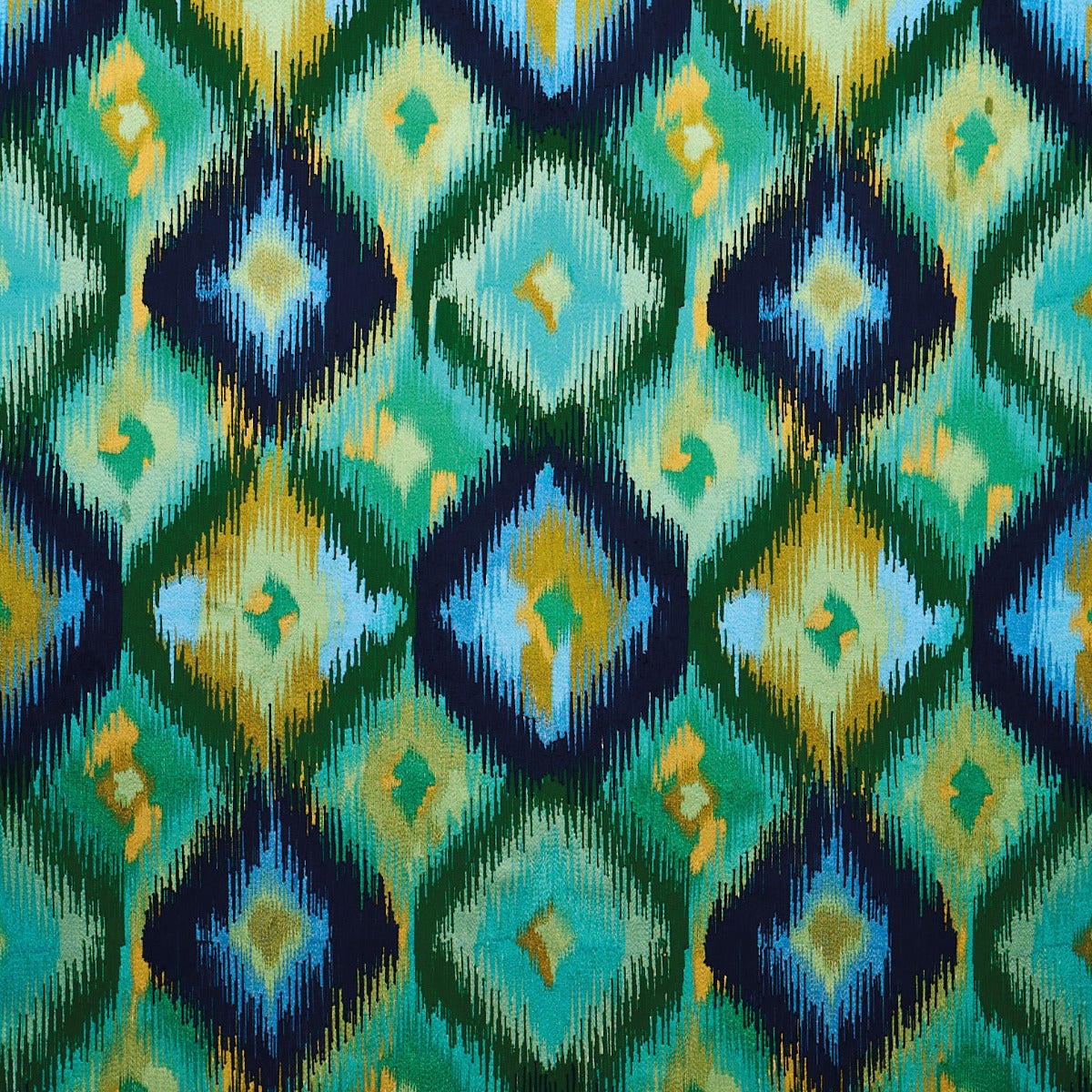 Osborne & Little | Xanadu fabric - Indigo / Emerald
