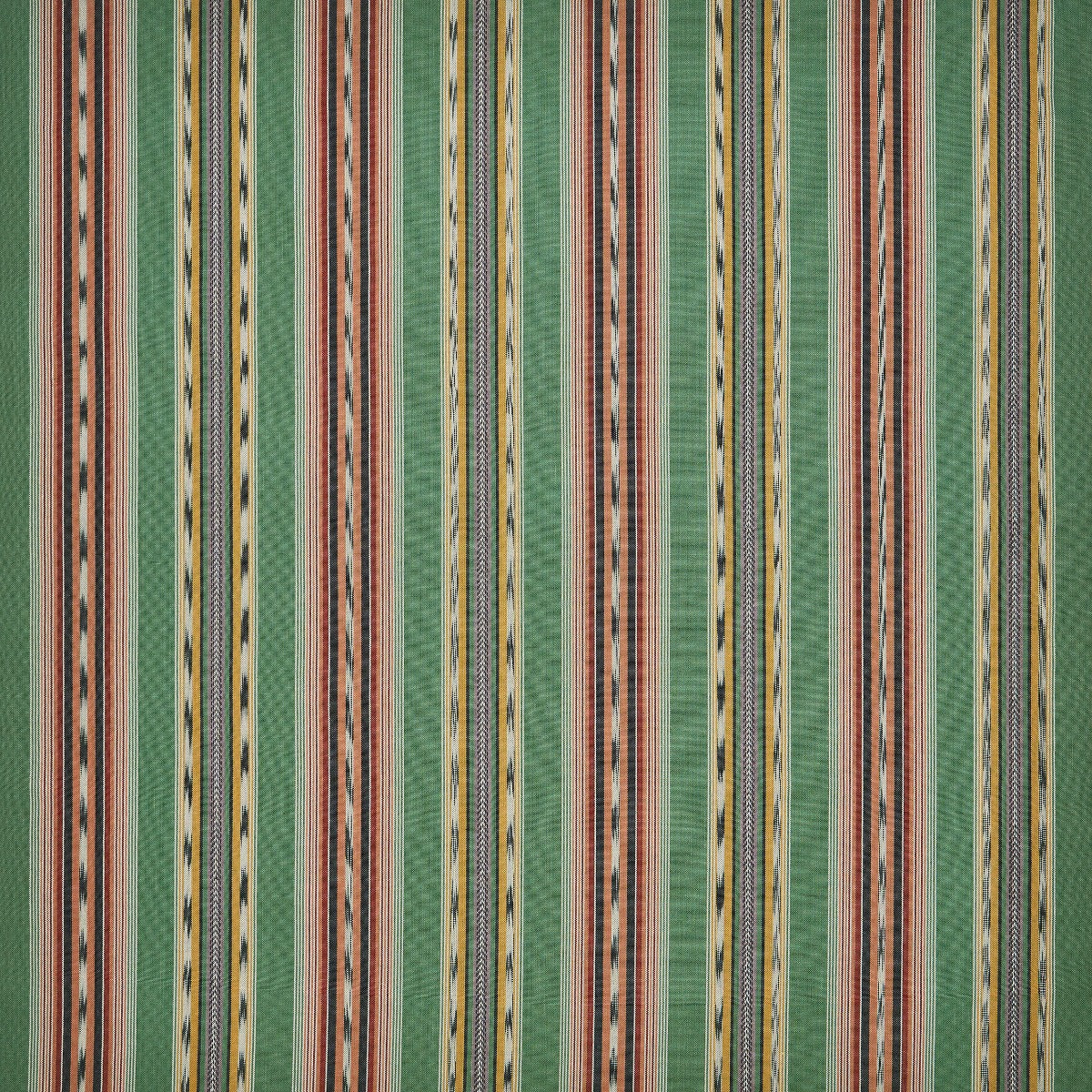 Osborne & Little | Ombrone fabric - Celadon / Coral / Ochre