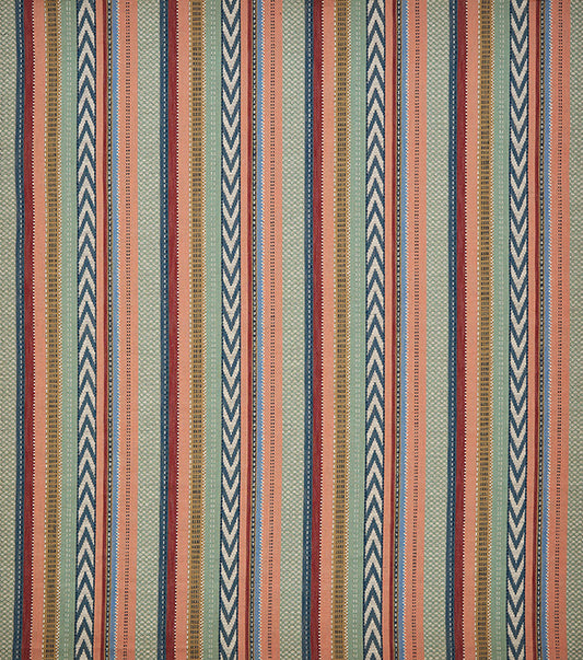 Osborne & Little | Livenza fabric - Blush / Denim