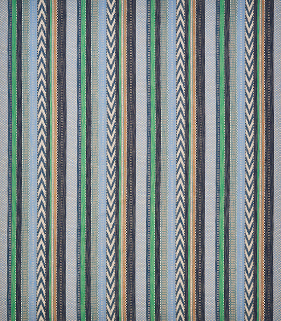 Osborne & Little | Livenza fabric - Indigo / Emerald