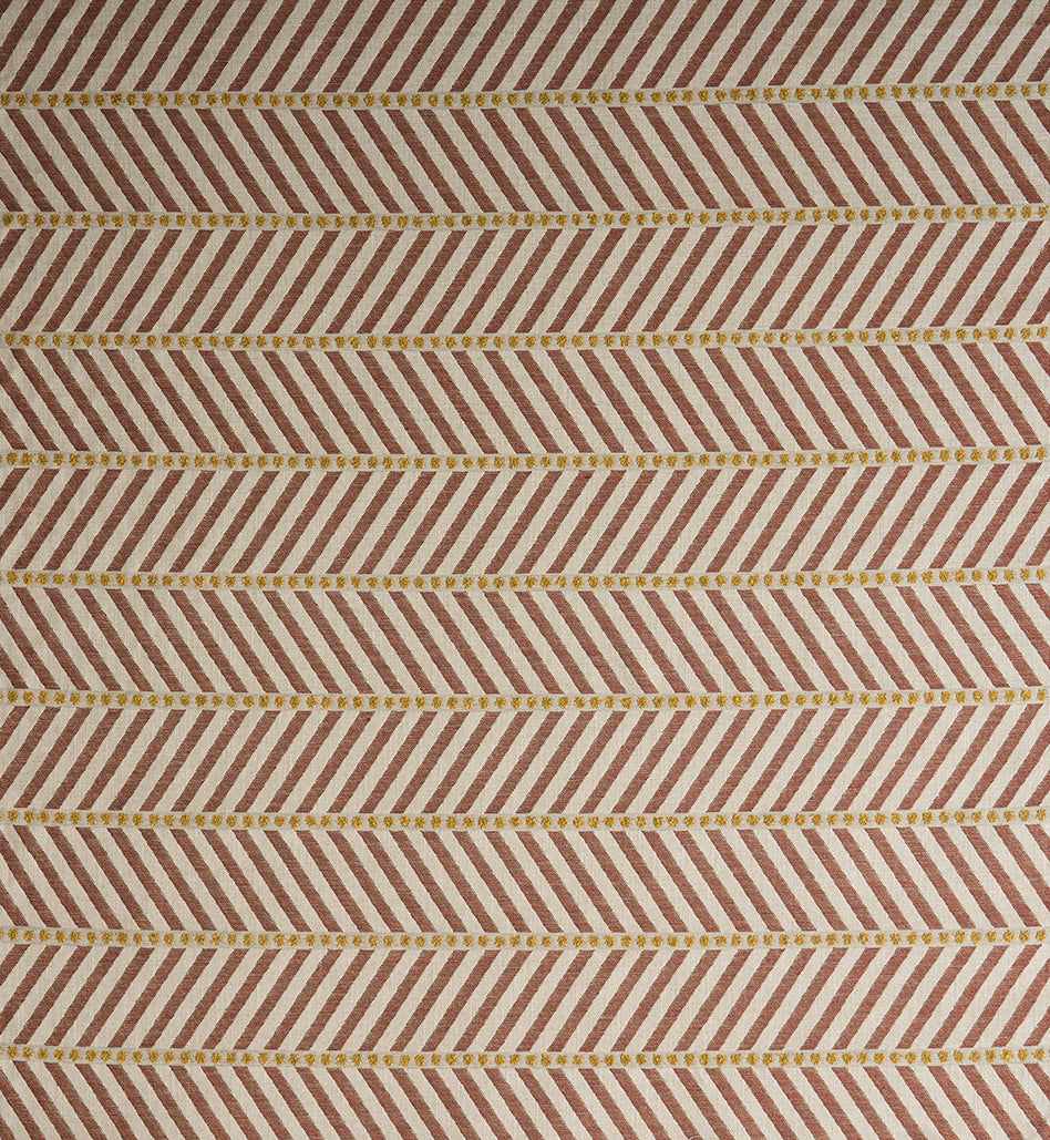 Osborne & Little | Glencoe fabric - Terracotta