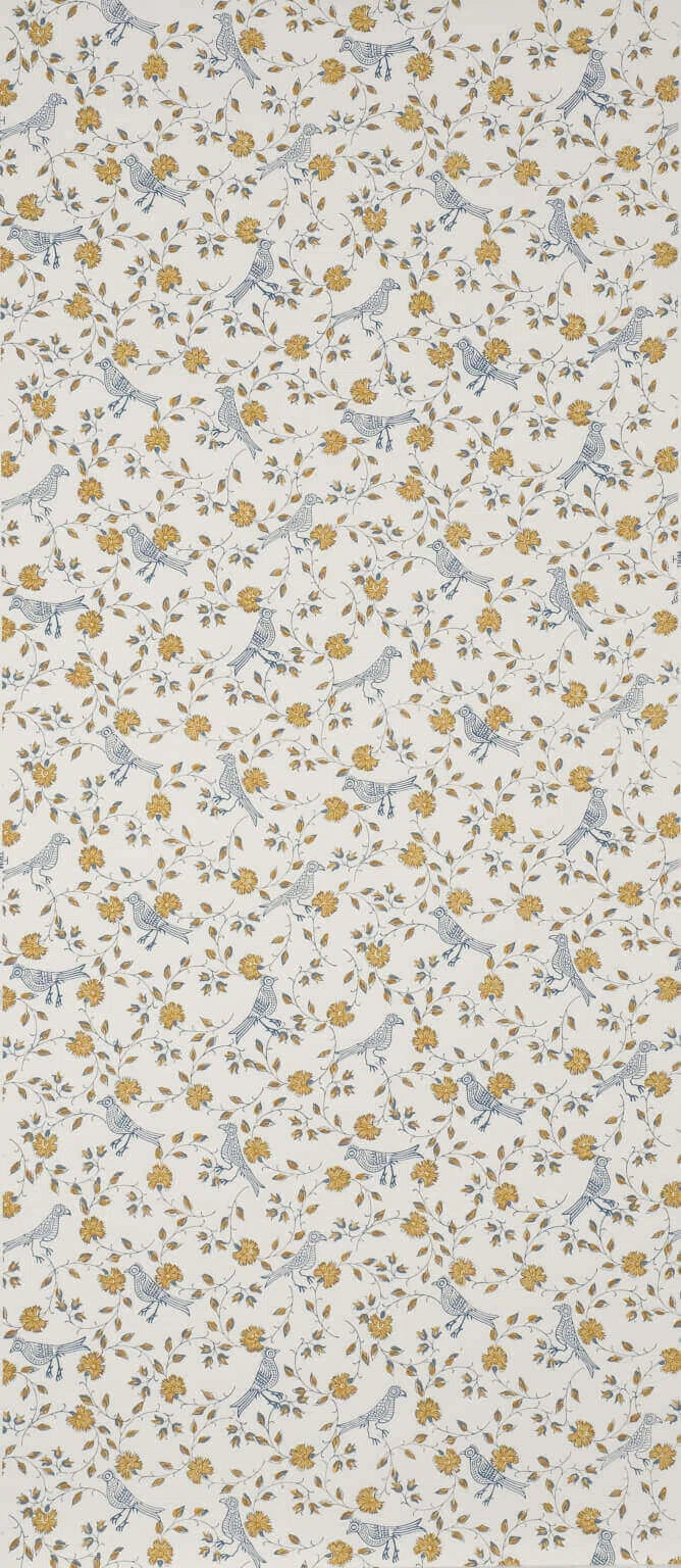 Pierre Frey Wallpaper Bengali - Ochre