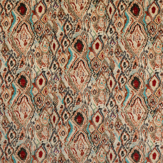 Mulberry Home | Paint Box fabric - Teal/Spice
