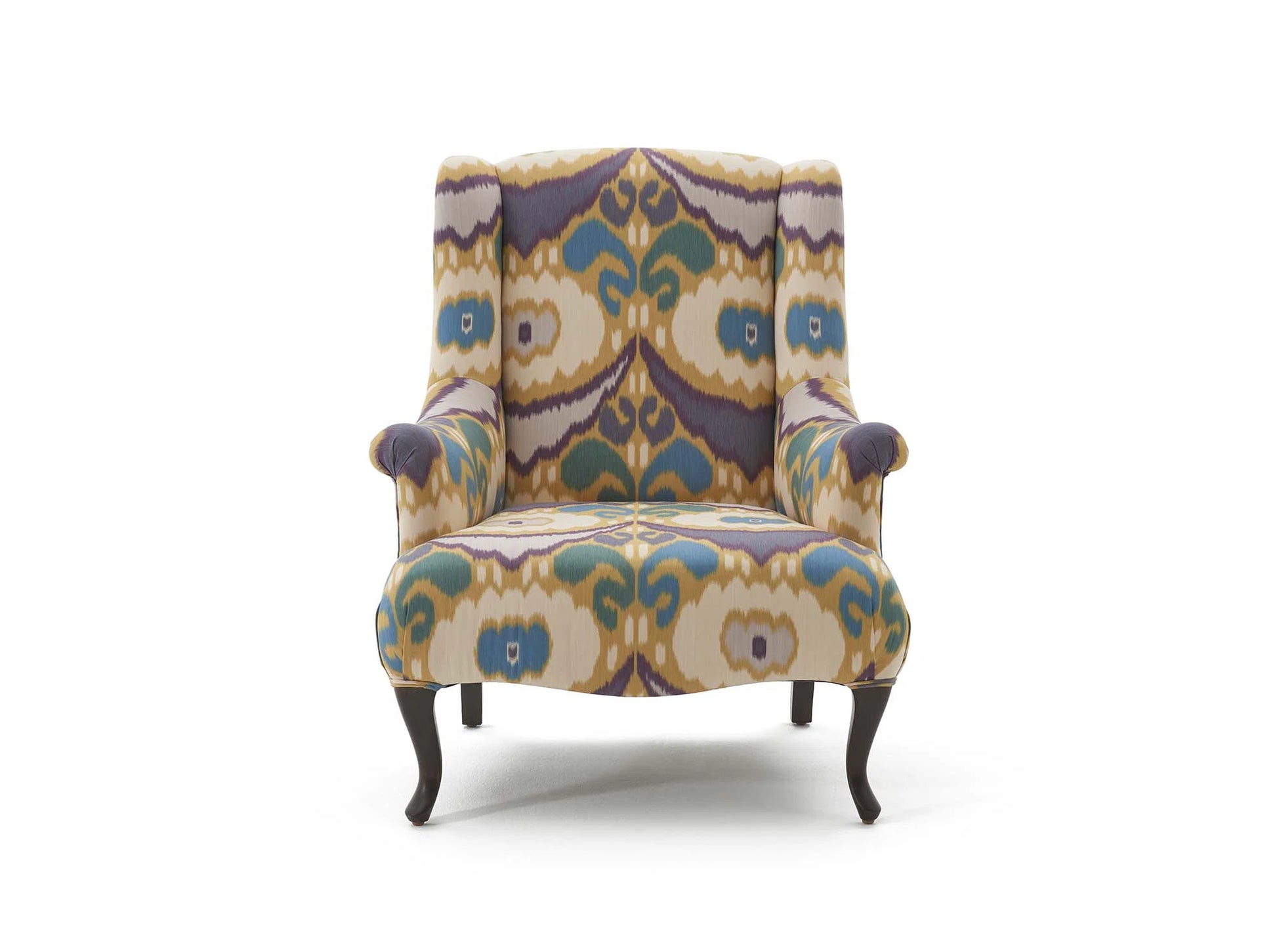 Pierre Frey Come - Stained beech, water-based varnish; Piping - Simple seams - Stretched fabric