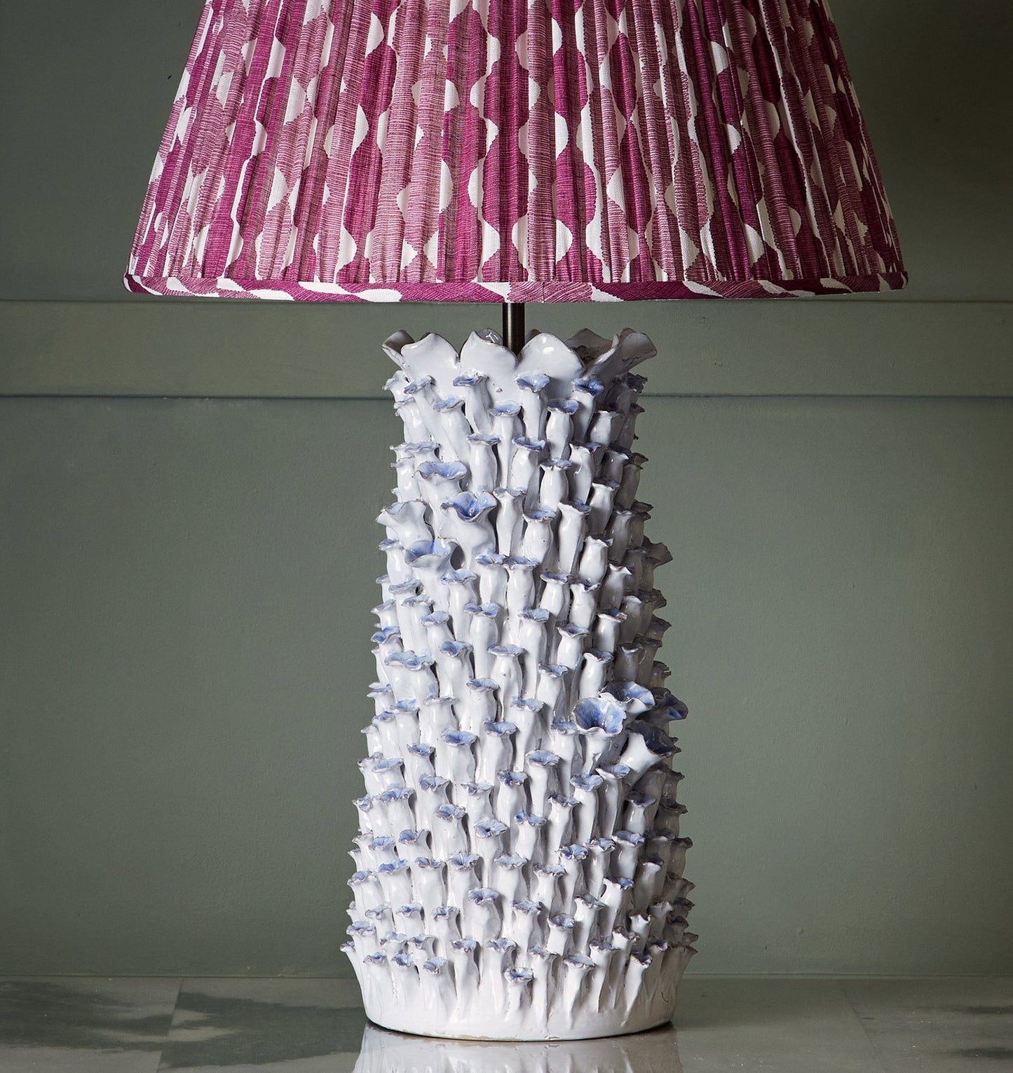 Julian Chichester | Violet Table Lamp Blue and White - Large