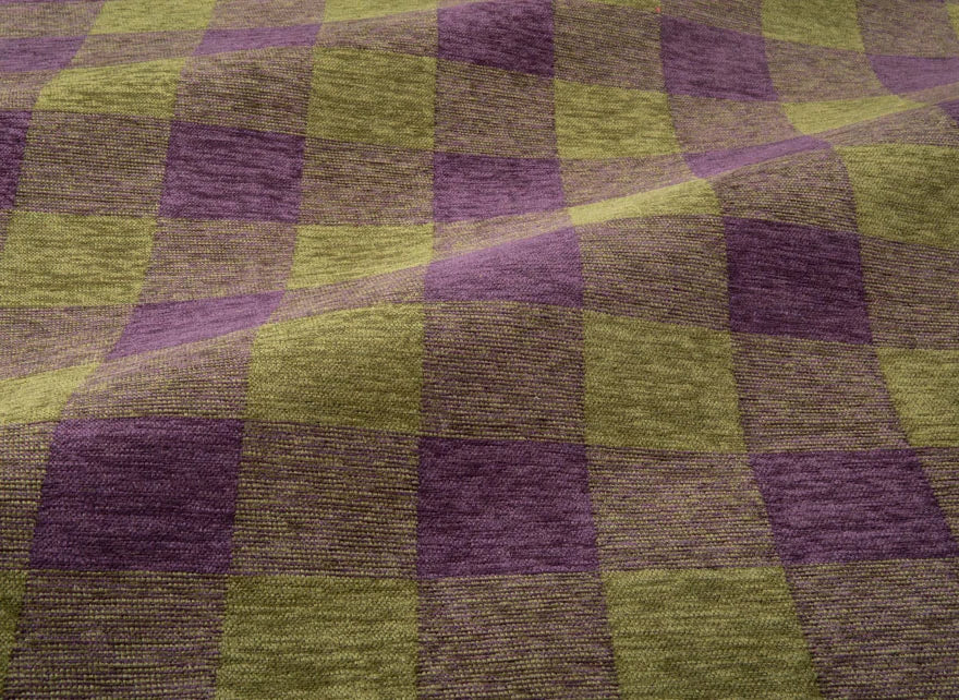 Pierre Frey Charlton check - Aubergine