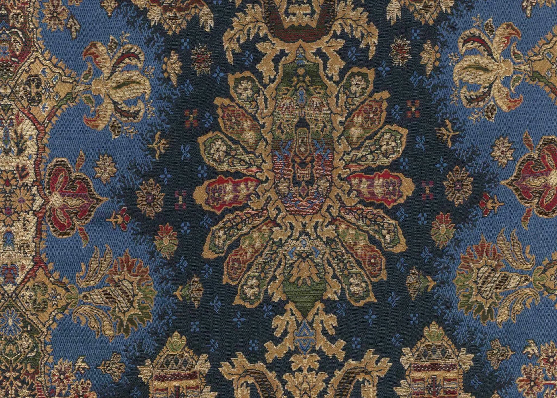Pierre Frey Moskova - Bleu Drapeau