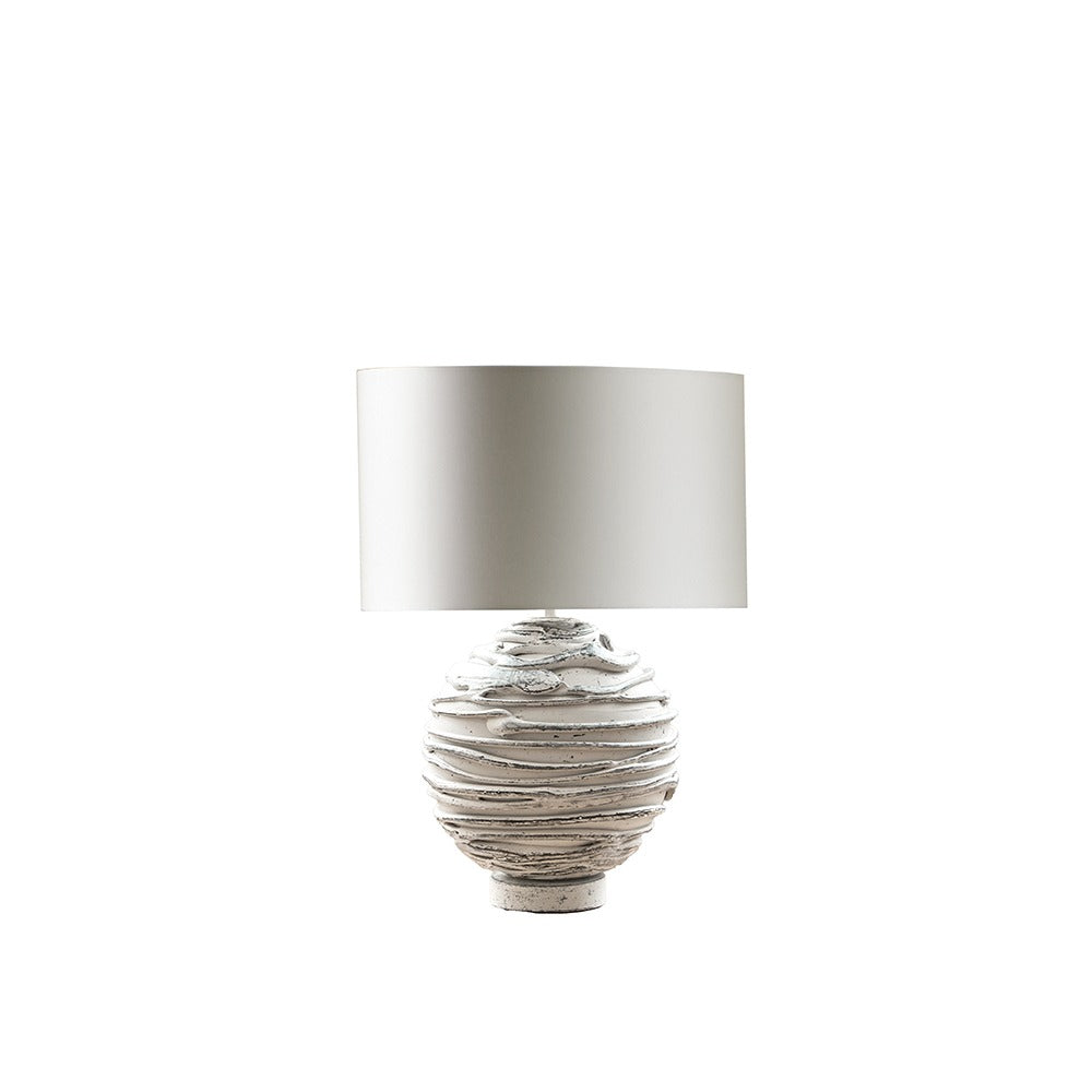 William Yeoward Harrington Table Lamp in Mushroom Risotto