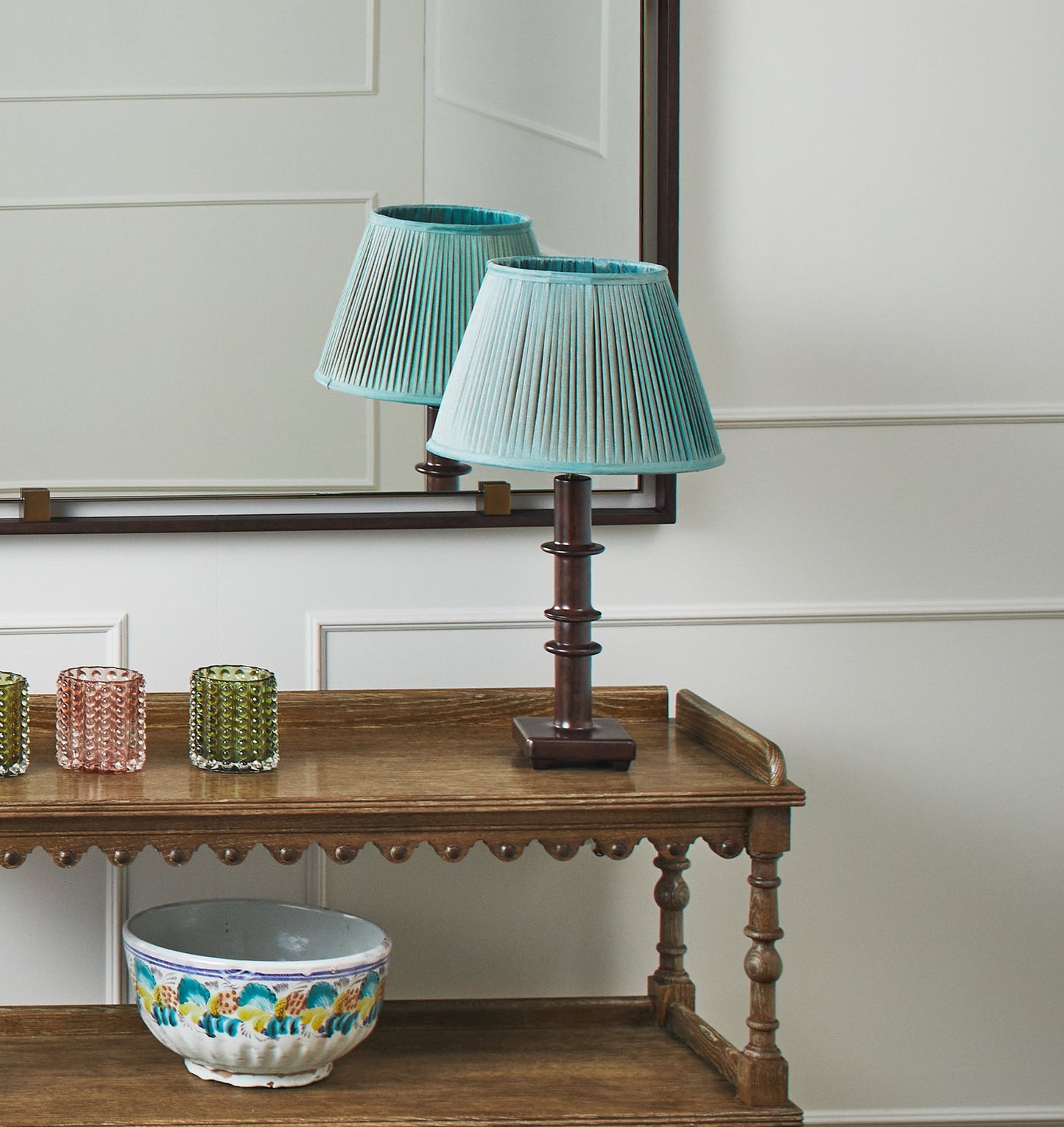 Julian Chichester | Roxy Lamp - Small - Antique Mahogany