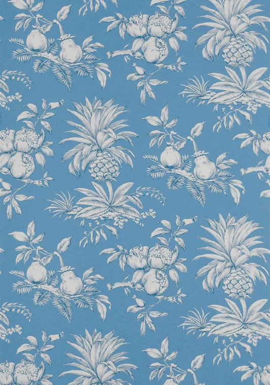 Pierre Frey Wallpaper Dandy - Blue
