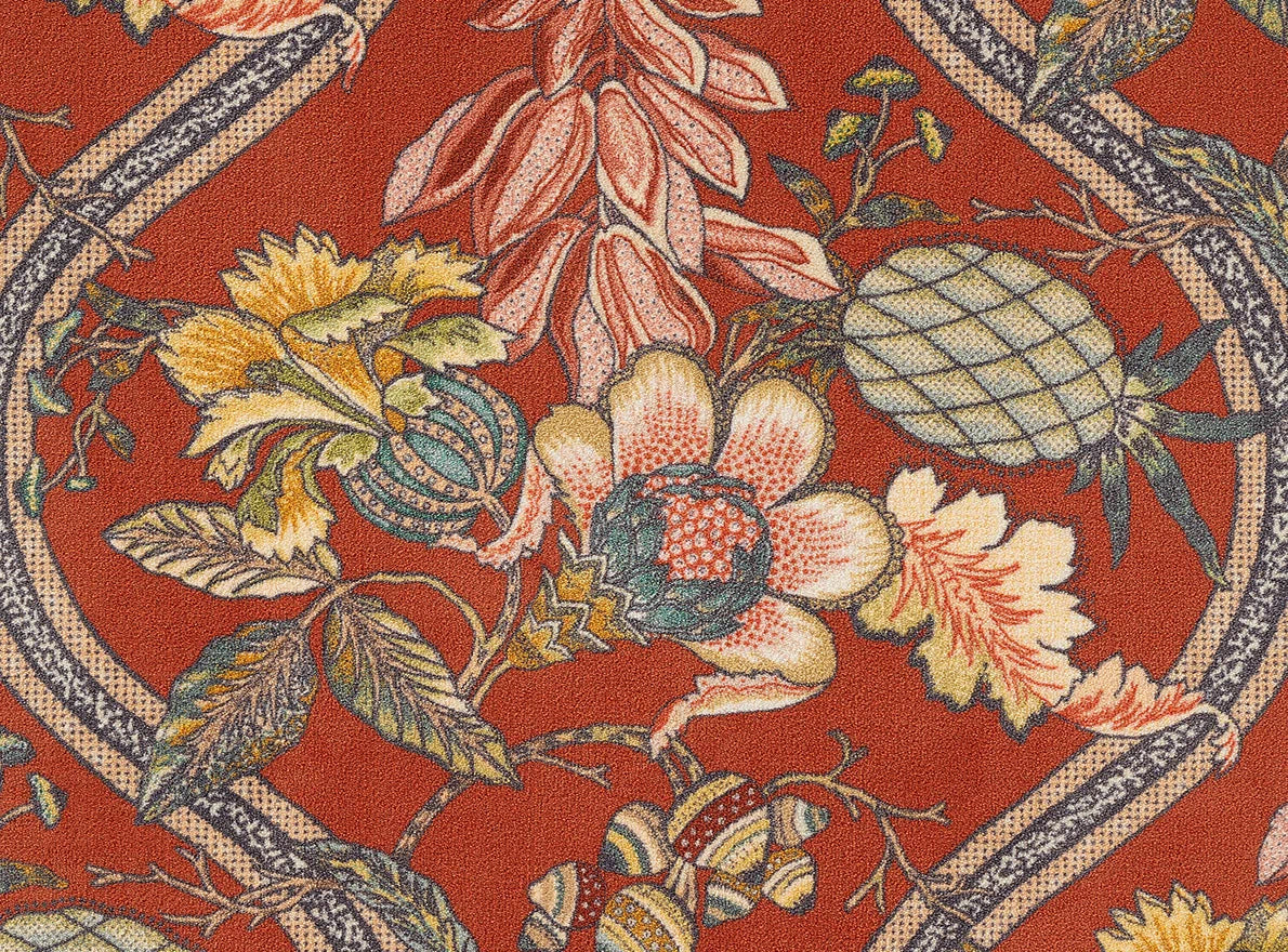 Pierre Frey A La Table Du Roi - Rouge De Chine