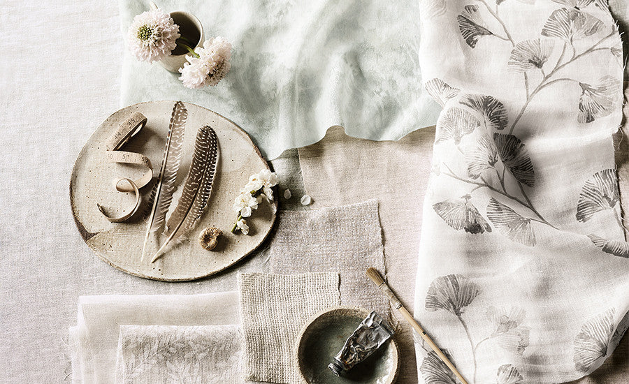Pierre Frey Romo | Emi – Feather Grey — scenography