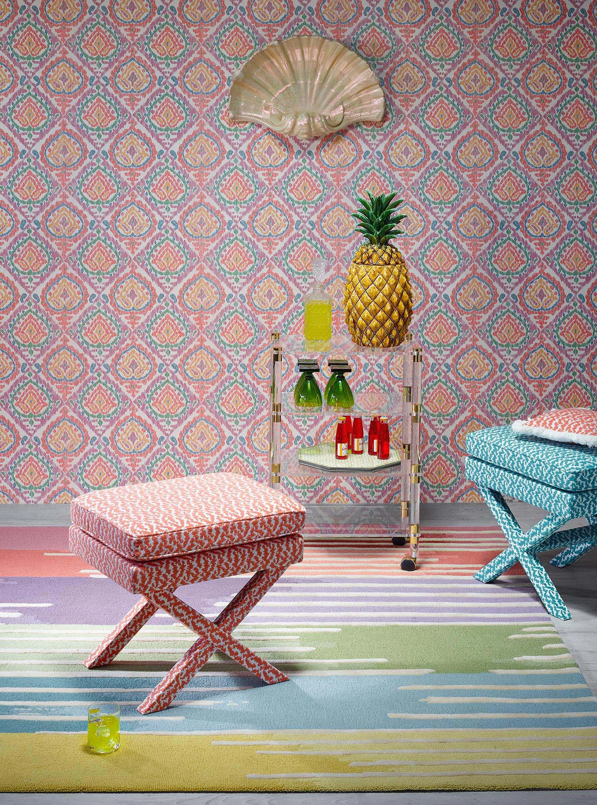 Pierre Frey Rayures Ikat — scenography