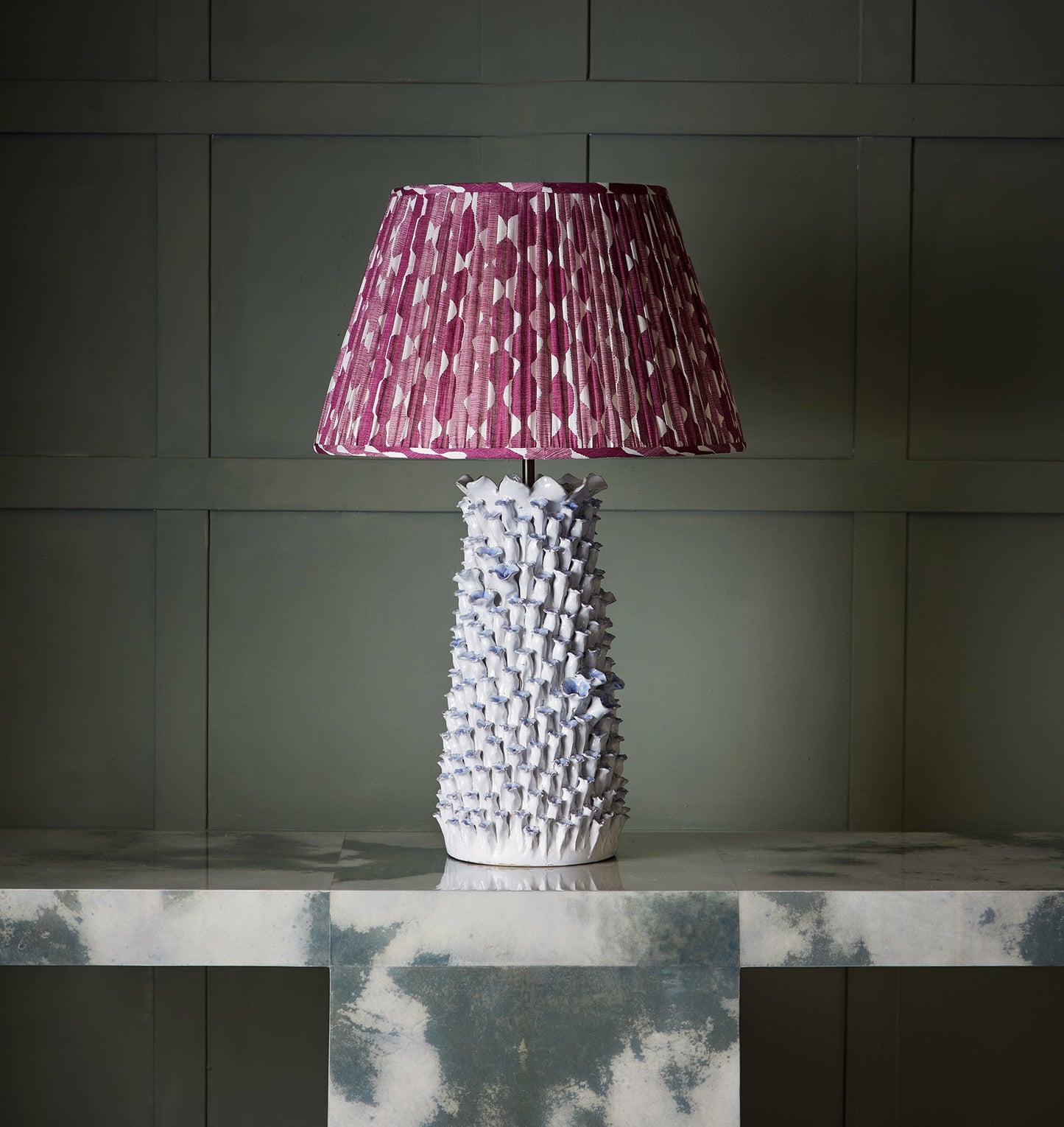 Julian Chichester | Violet Table Lamp Blue and White - Large