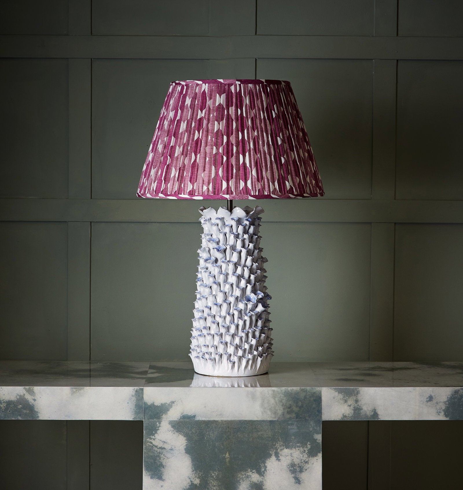 Julian Chichester | Violet Table Lamp Blue and White - Large