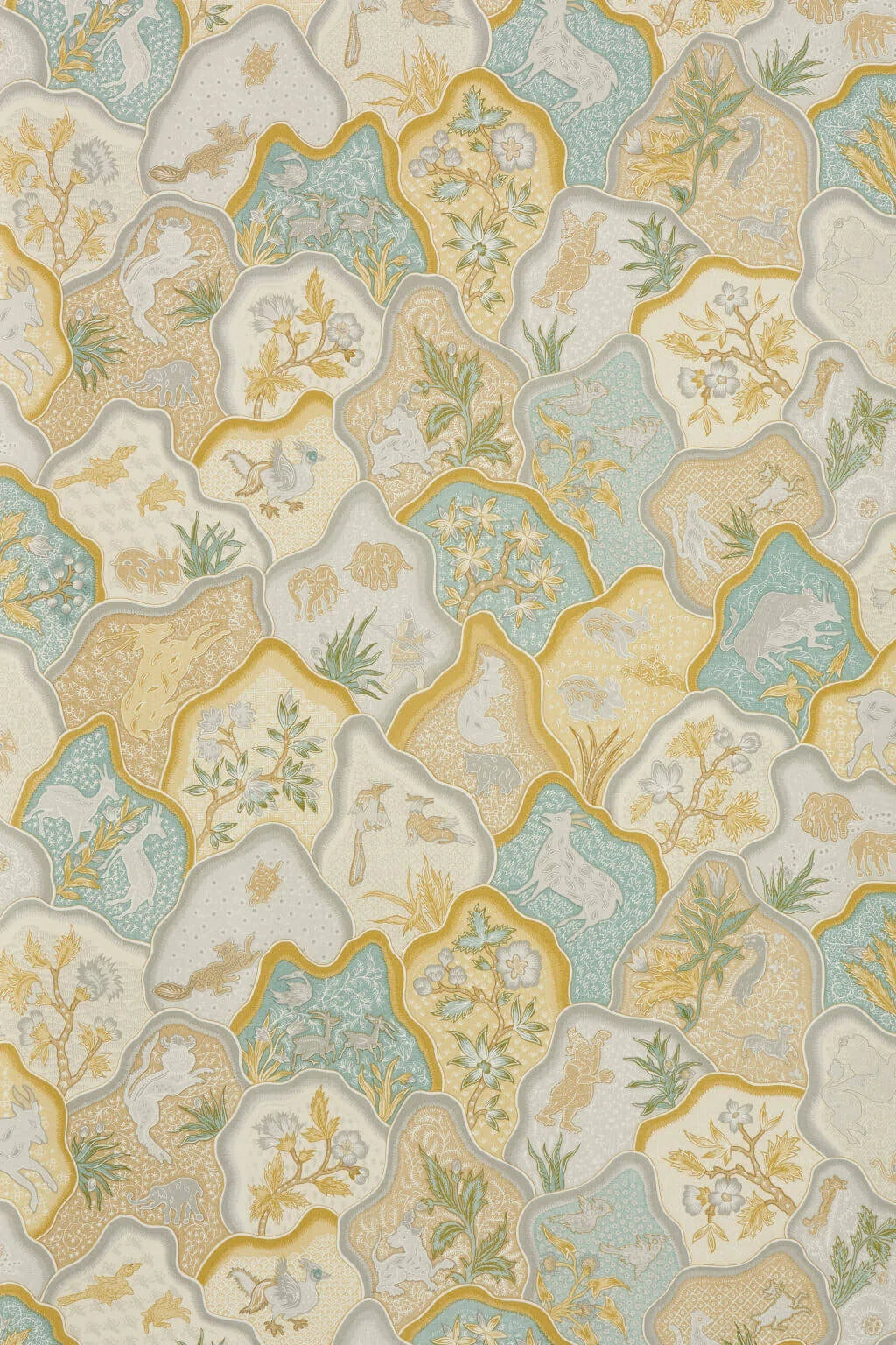 Pierre Frey Toile Des Indes - Jaune