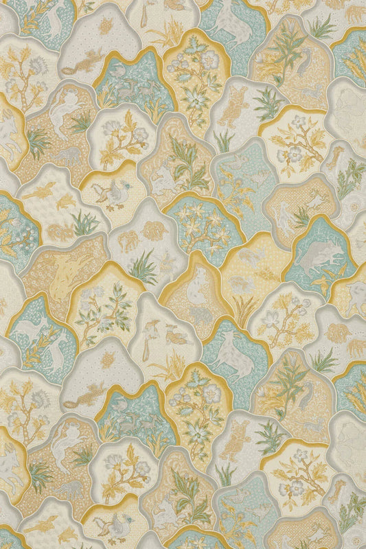 Pierre Frey Toile Des Indes - Jaune