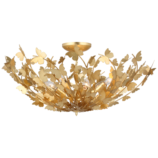 Visual Comfort | Julie Neill | Farfalle Large Semi-Flush Mount