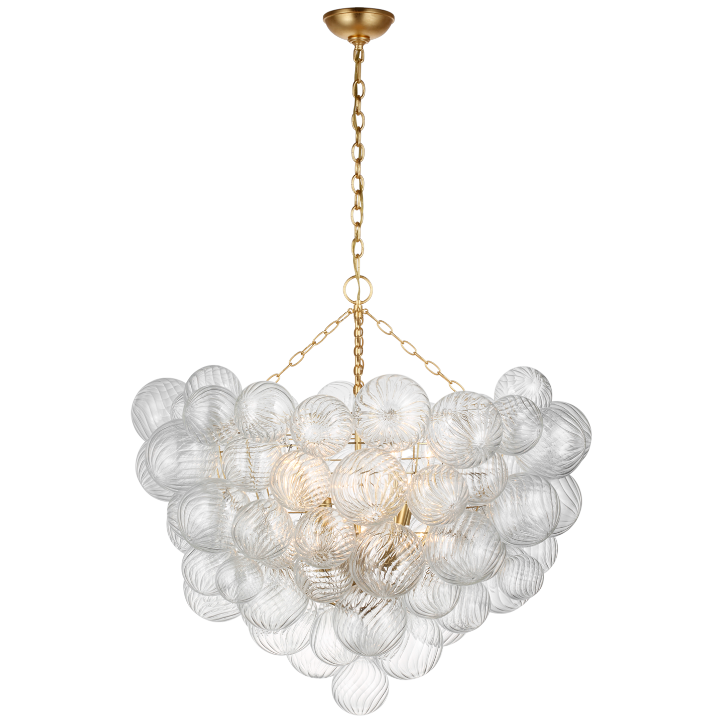 Talia Grande Chandelier in Gild
